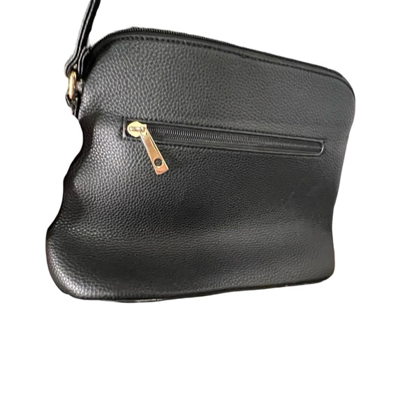 Vegan Leather Crossbody Bag with Fringe Tassels - Picture 3 of 5